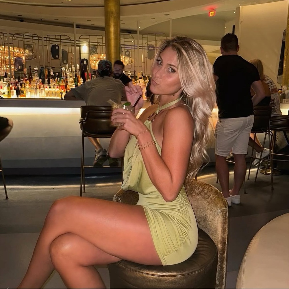 Peppermayo Light Green Mini Dress